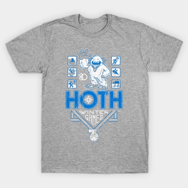 Hoth Winter Games T-Shirt by ianleino